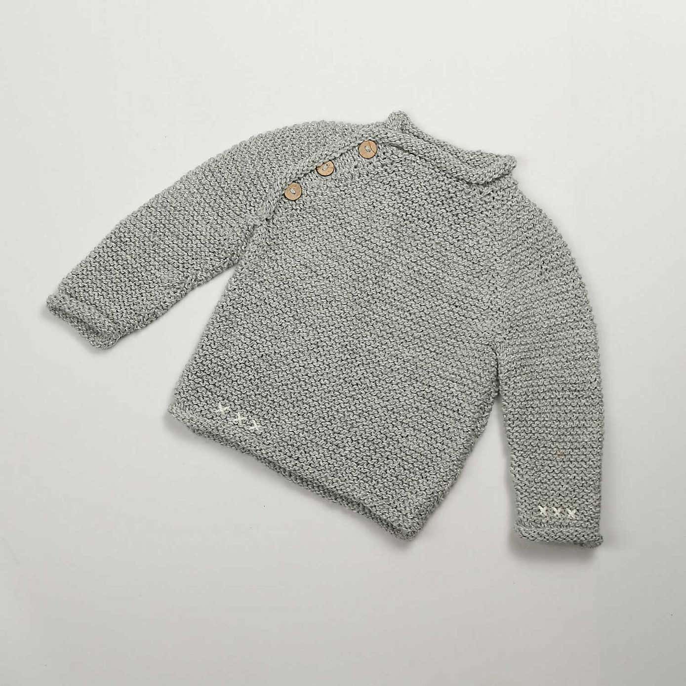 Blossom Baby Jumper Knitting Kit