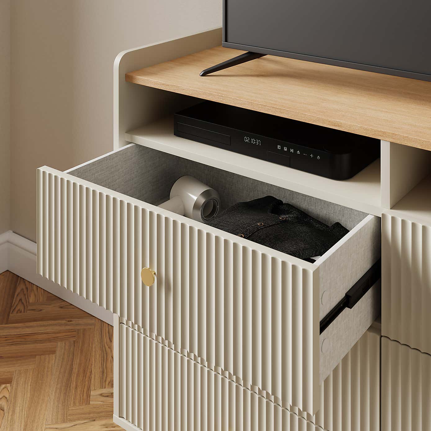 Georgi 6 Drawer Chest, Natural