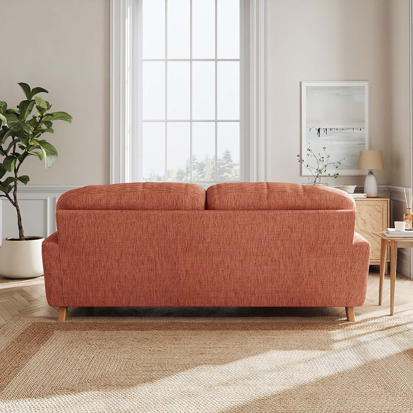 Slub Faux Linen Fabric Sample