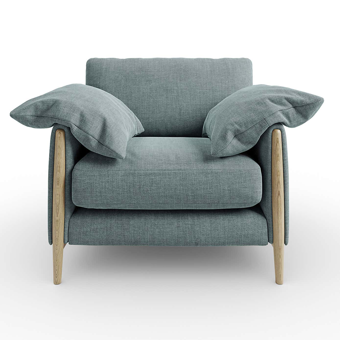 Hector Tonal Plush Chenille Snuggle Chair