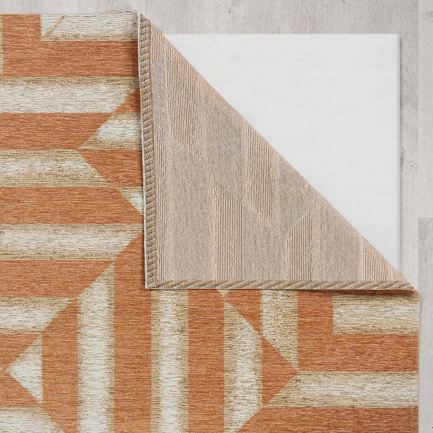 Shoreditch Stripe Chenille Abstract Rug