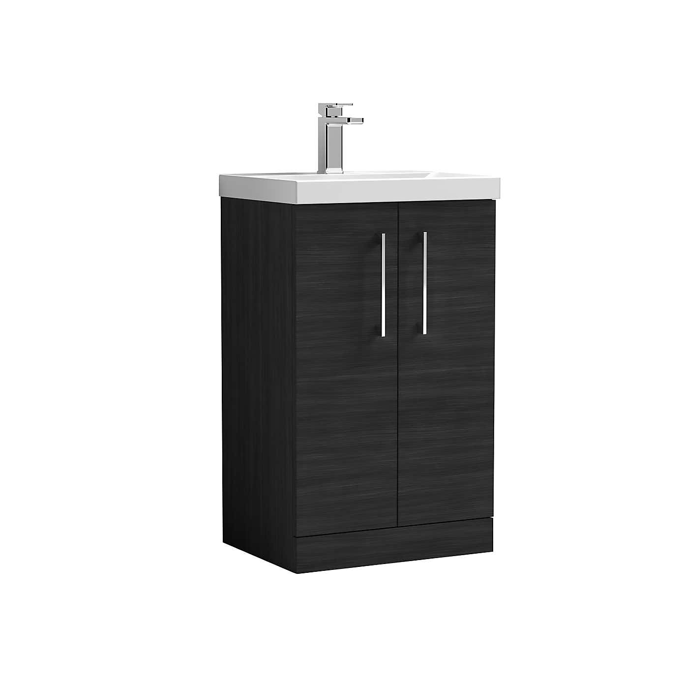 Arno Floor Standing 2 Door Vanity Unit with Basin