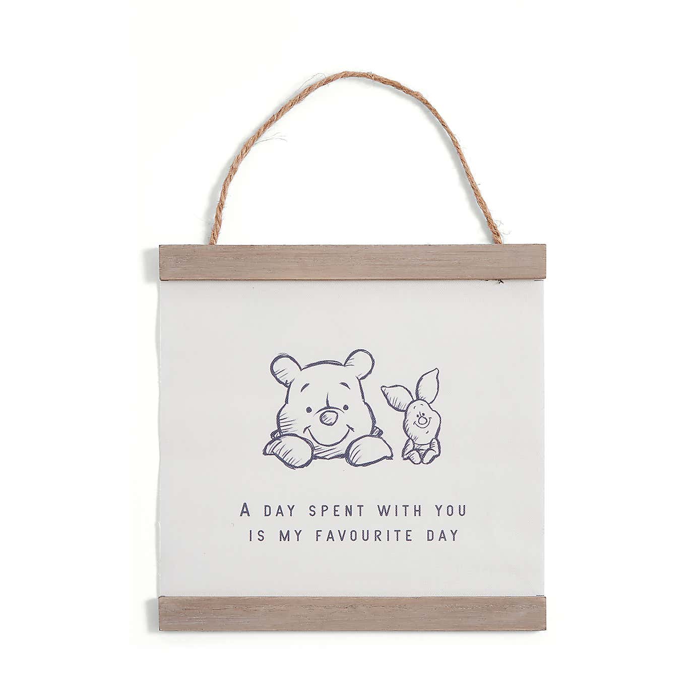 Winnie and Piglet Hanging Plaque