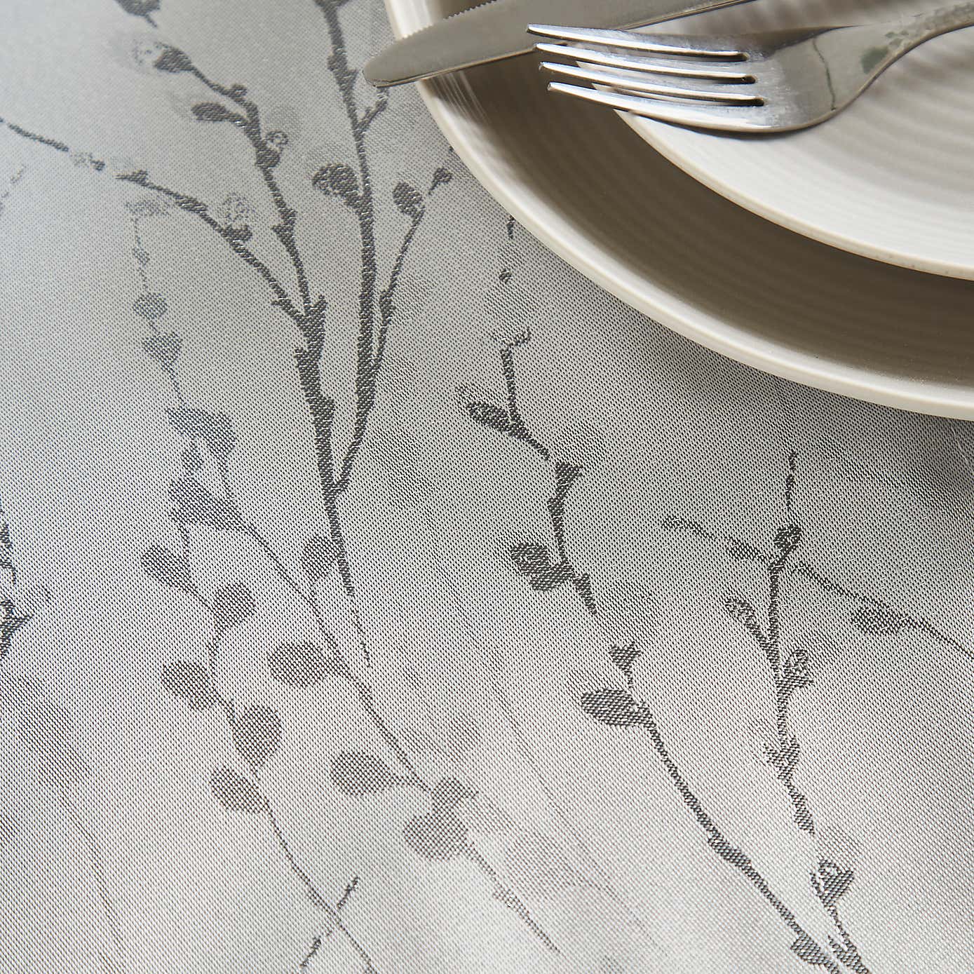 Belle Grey Table Runner 35cm x 178cm
