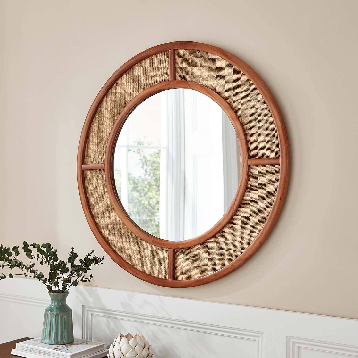 Churchgate Hessian Wall Mirror