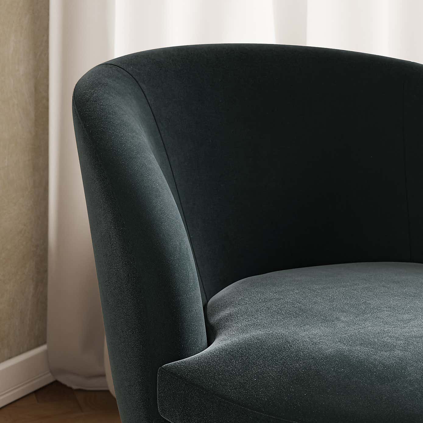 Marcie Luxe Velvet Cocktail Chair