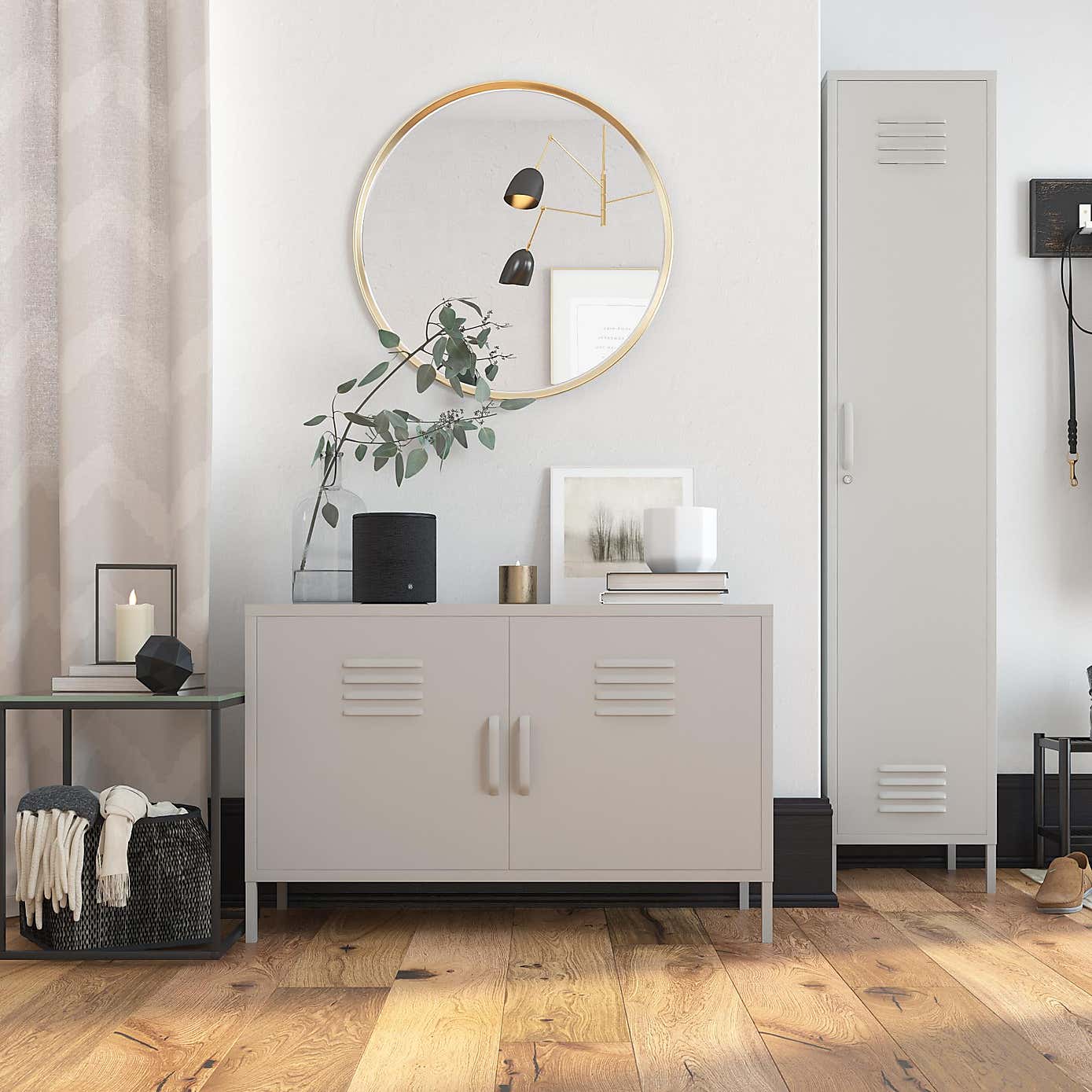 Bradford 2 Door Metal Accent Cabinet