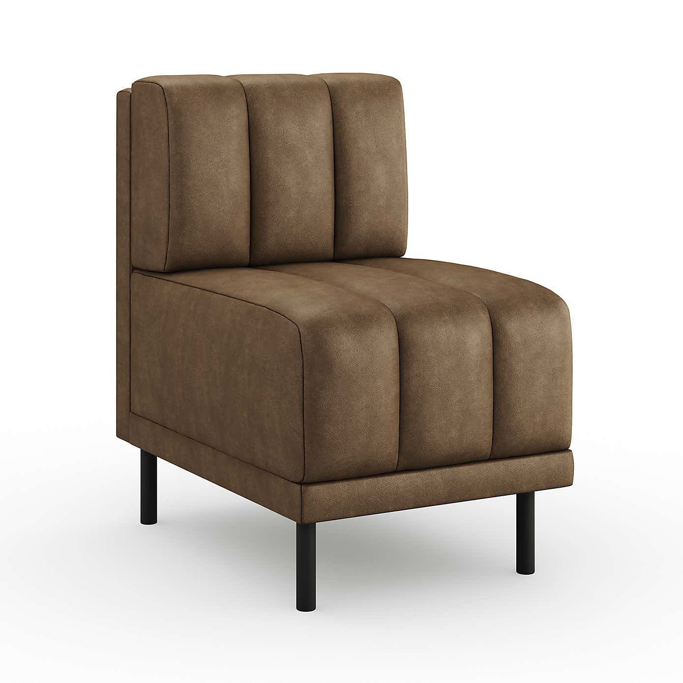 Amali Small Dining Bench, Faux Leather