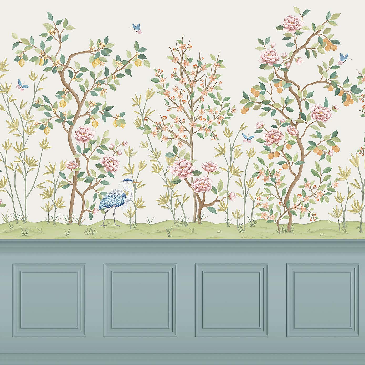 Chinoiserie Panelling Wall Mural