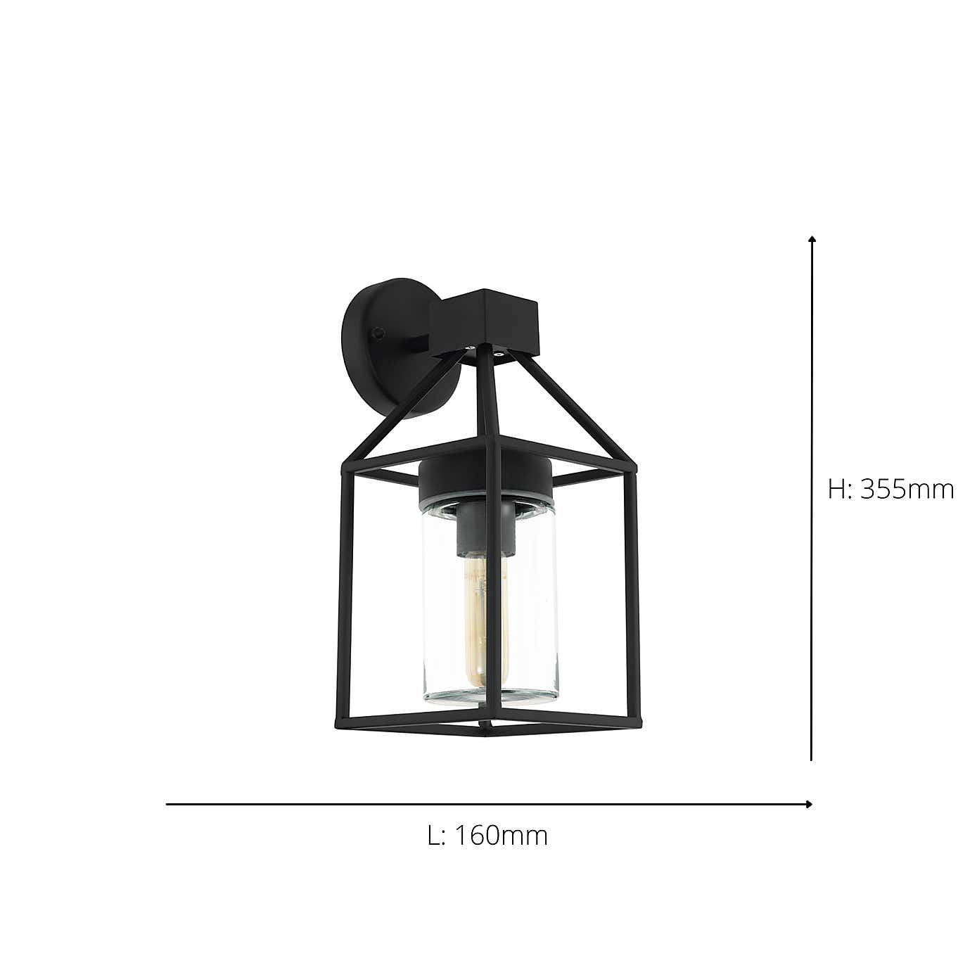 EGLO Trecate Industrial Indoor Outdoor Wall Light