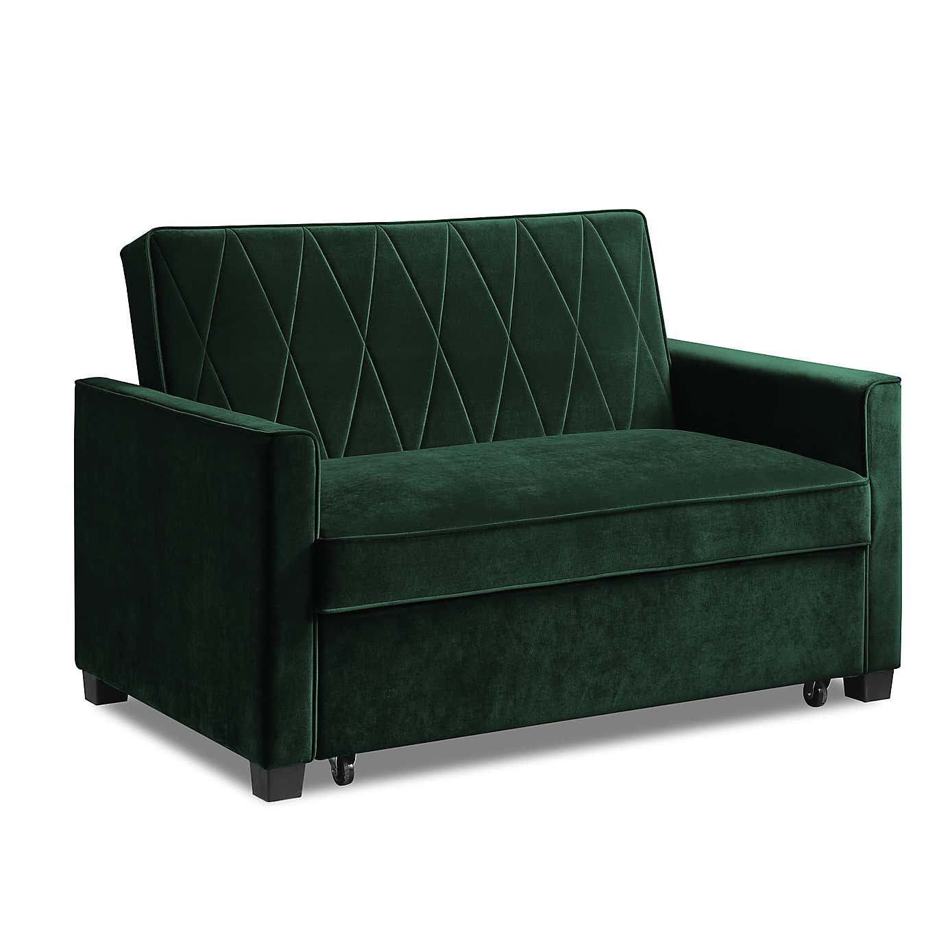 Serena Velvet 2 Seater Sofa Bed