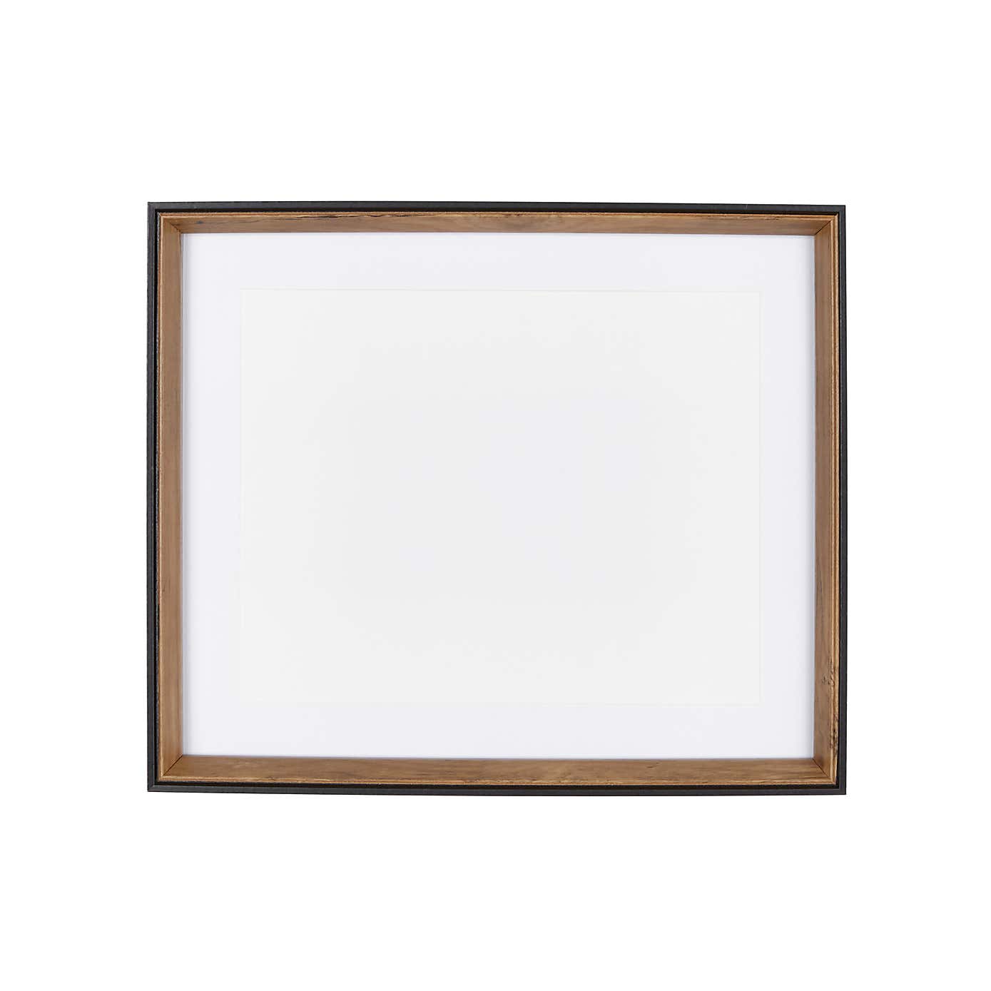 Fulton Natural and Black Photo Frame