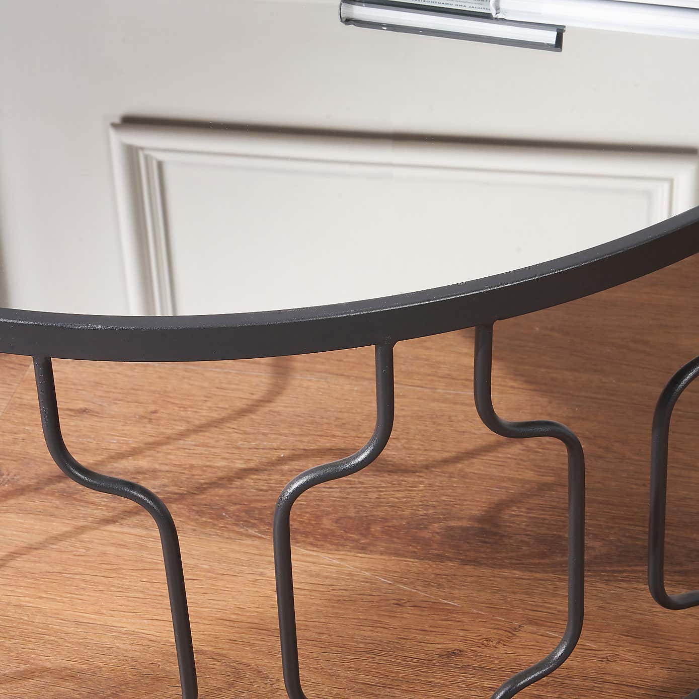 Caprisse Coffee Table, Mirrored Glass