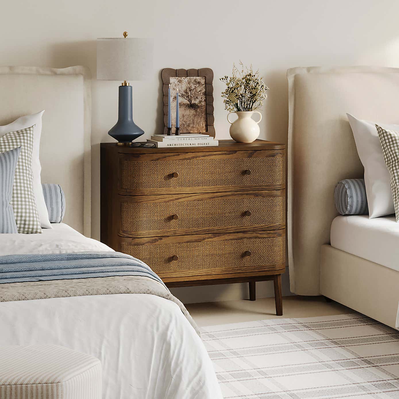 Callie 3 Drawer Chest, Smoked