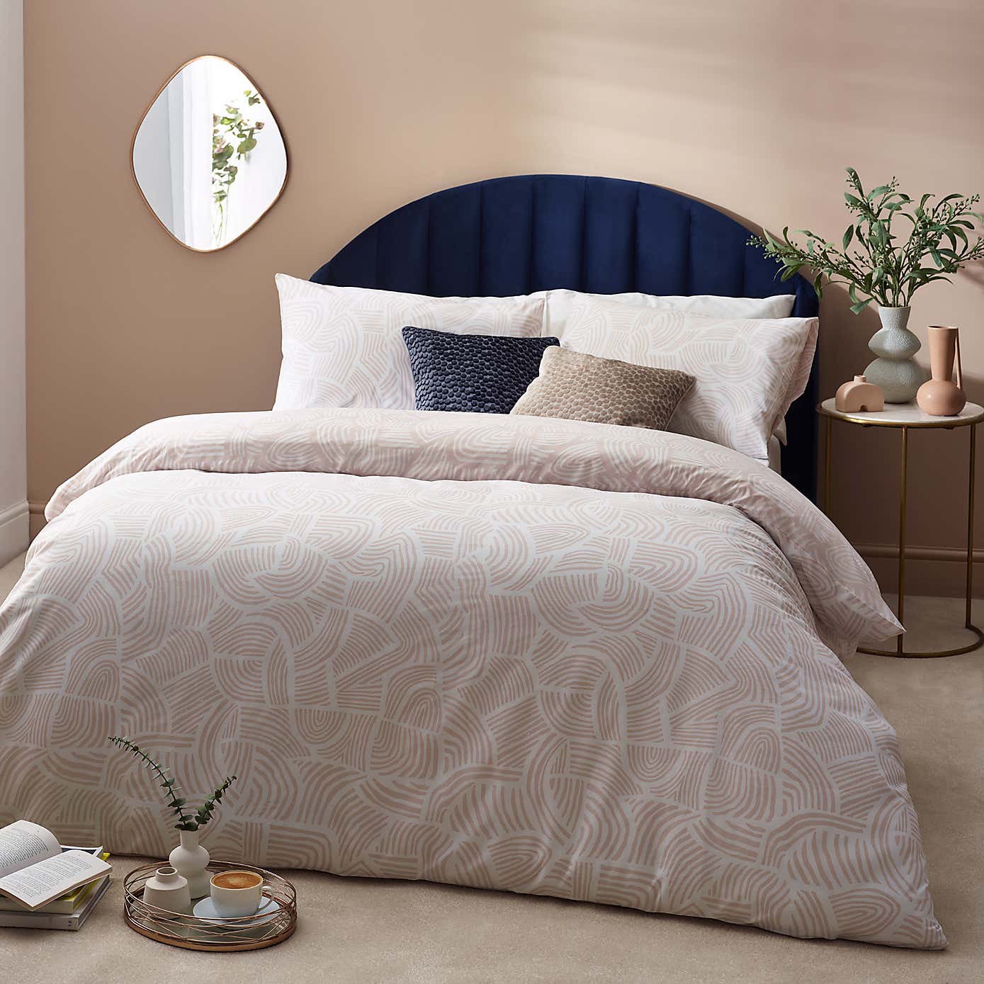 HÖEM Dunes Cotton Rich Duvet Cover & Pillowcase Set, Shell