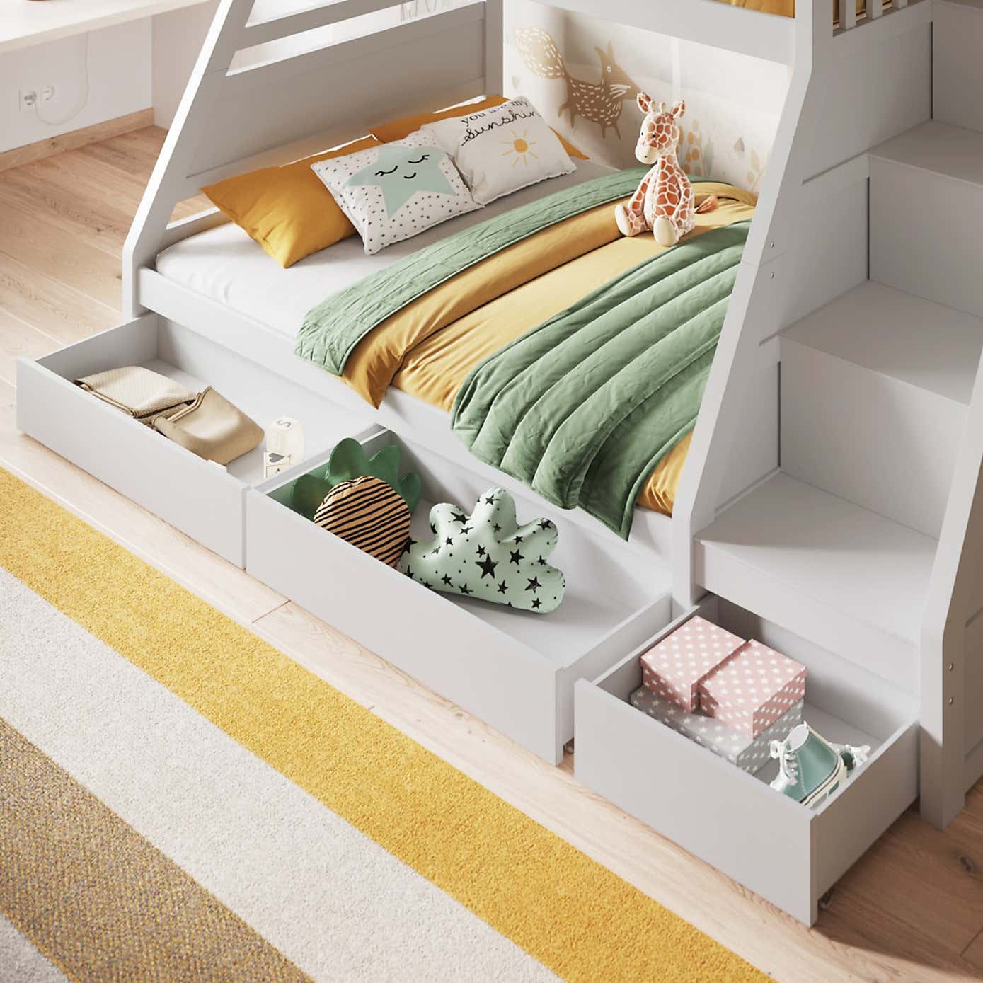 Lunar Triple Bunk Bed