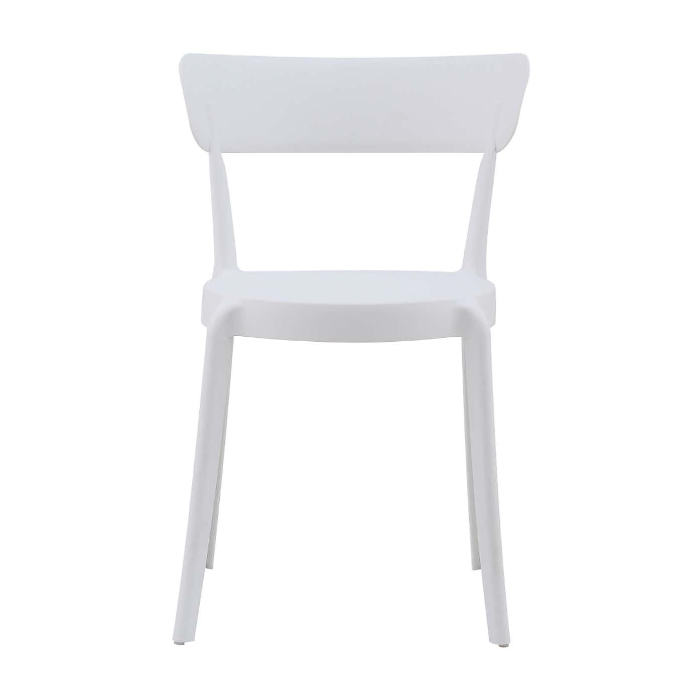 Fusion Living Plastic Bistro Dining Chair