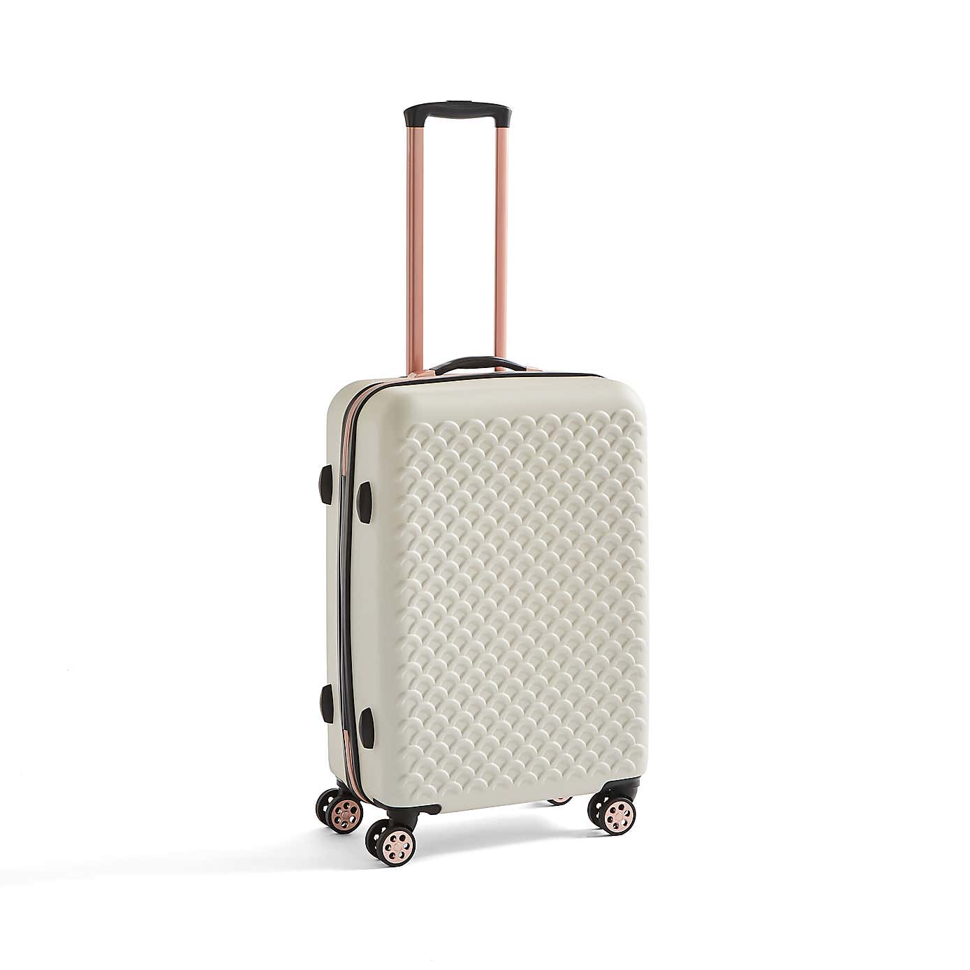 Scalloped Hard Shell Suitcase