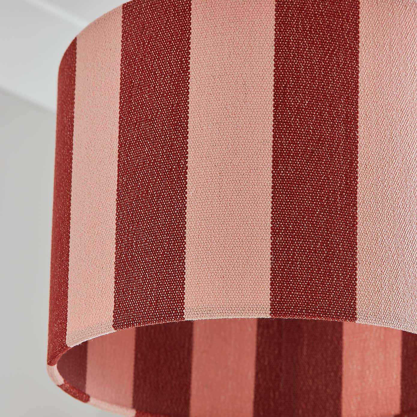 Beatrice Stripe Drum Lamp Shade