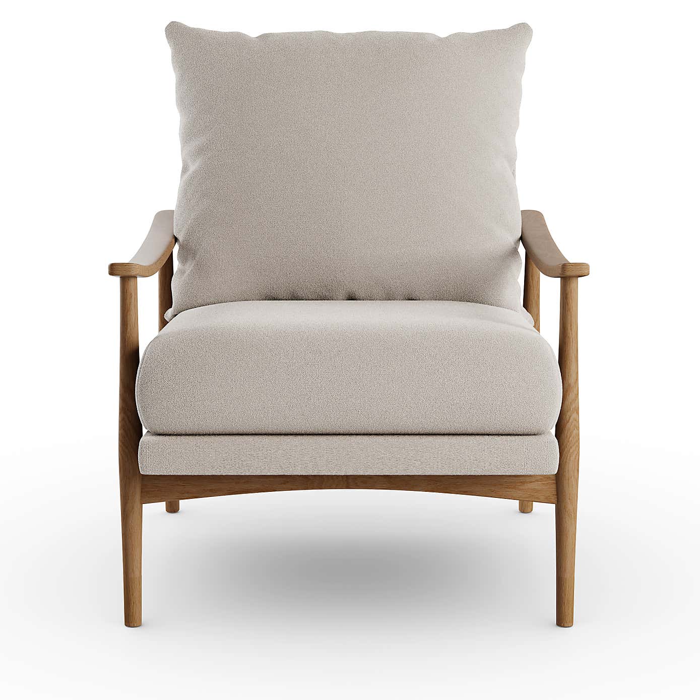 Nelson Wooly Textured Weave Occasional Armchair