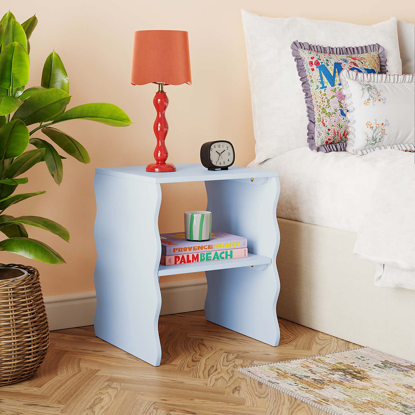 Posie Wavy Bedside Table