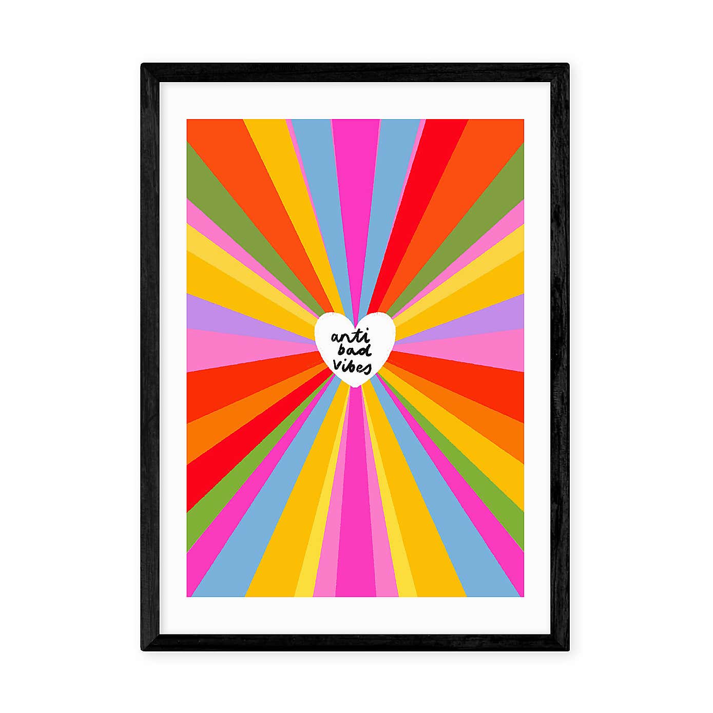 East End Prints Anti Bad Vibes by Emmy Lupin Studio Print