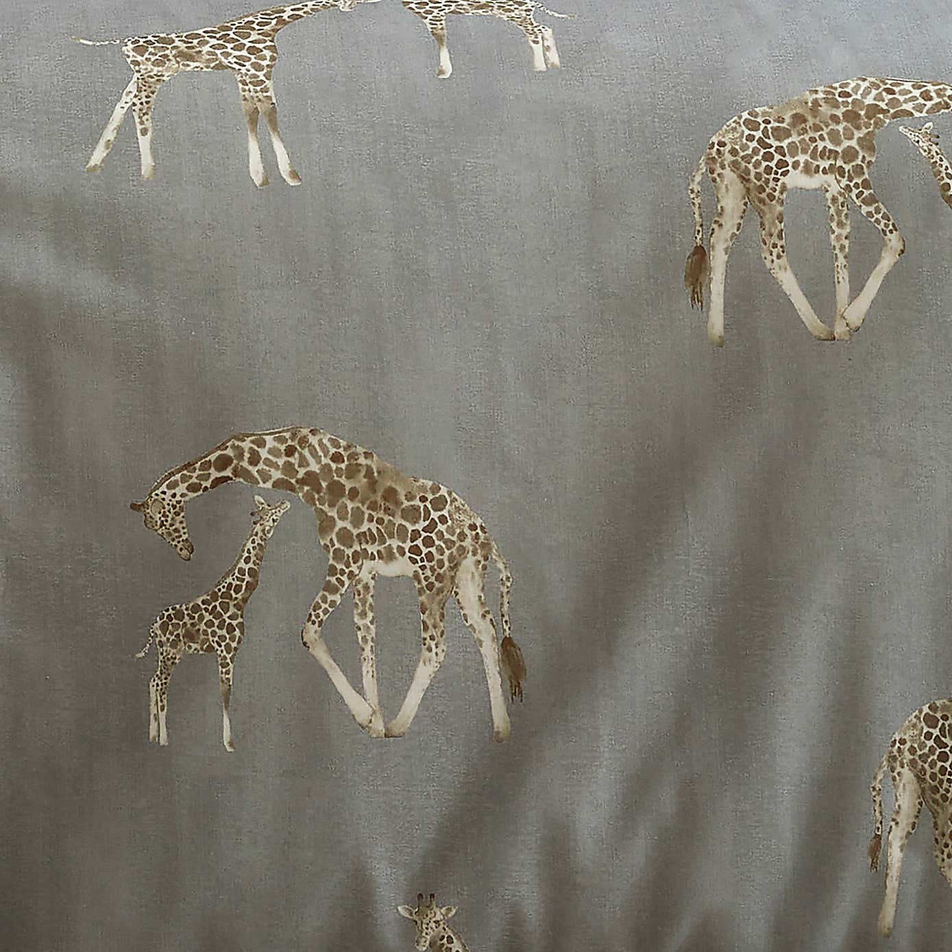 Milo Giraffe Polycotton Duvet Cover & Pillowcase Set