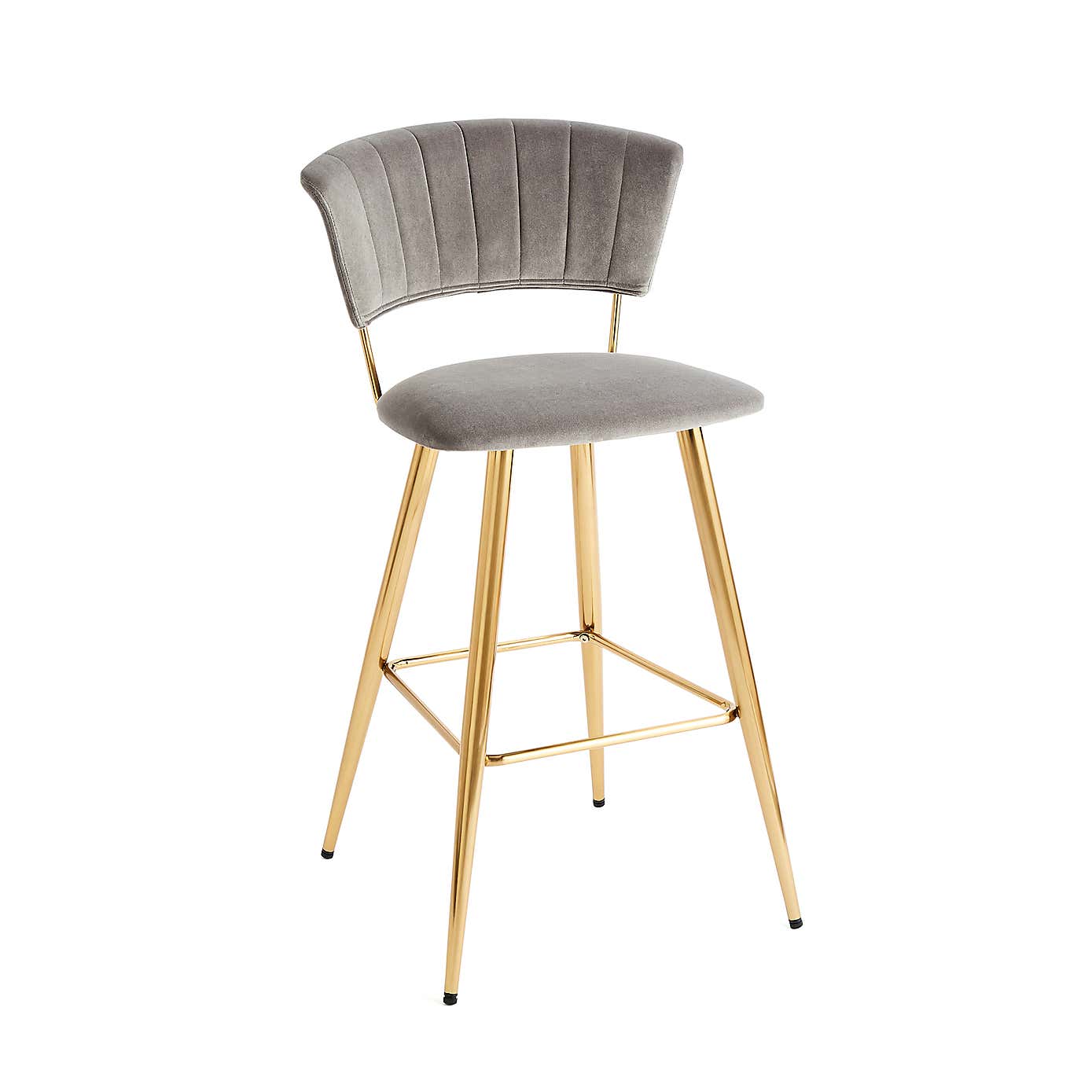 Kendall Velvet Bar Stool