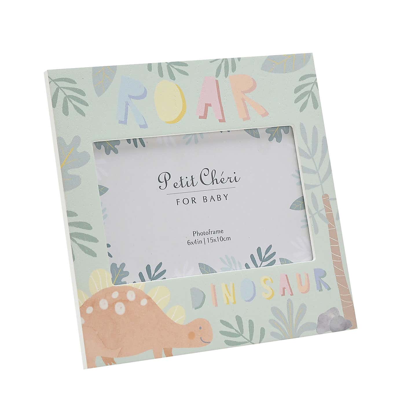 Petit Cheri Dinosaur Roar Green Photo Frame