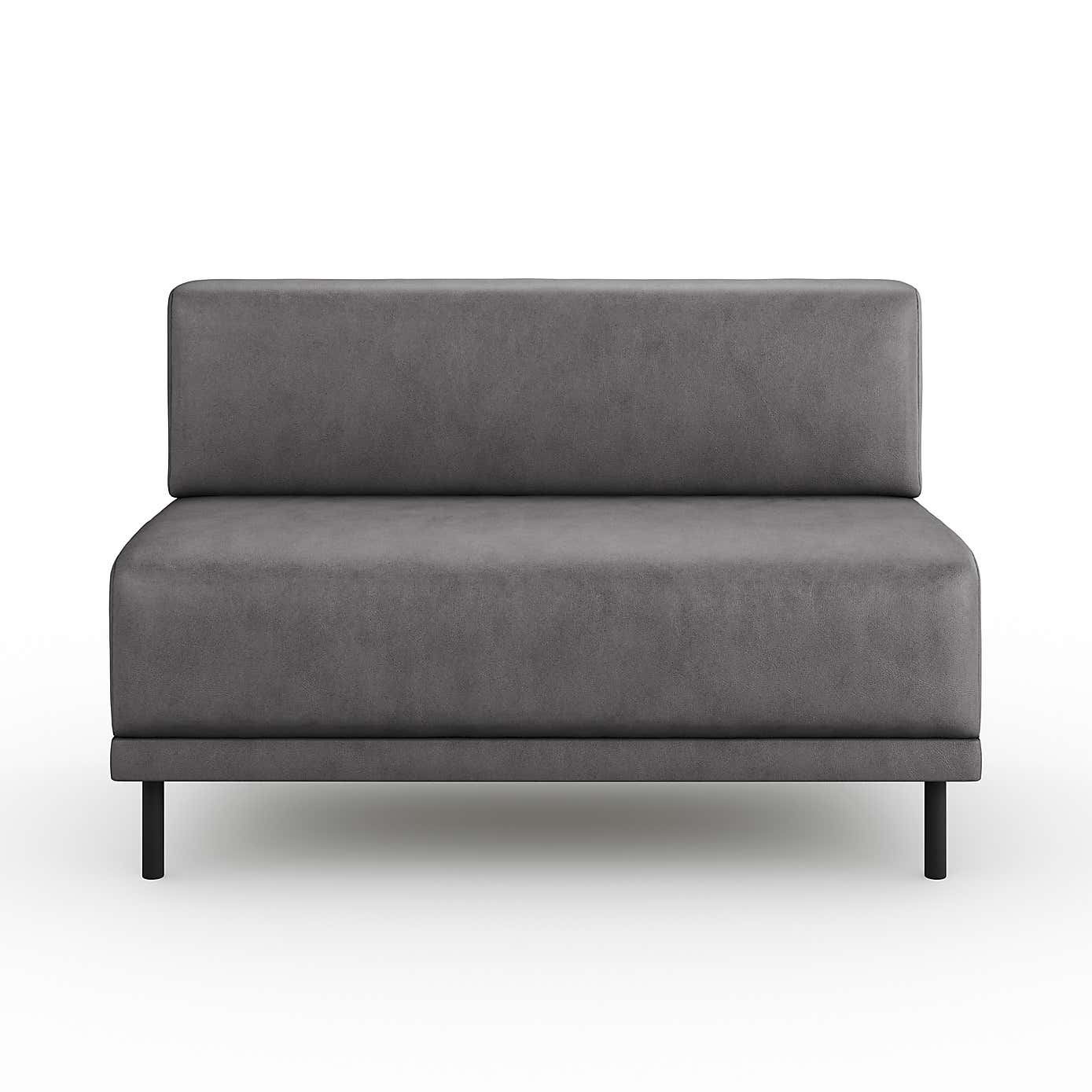 Mae Long Dining Bench, Faux Leather