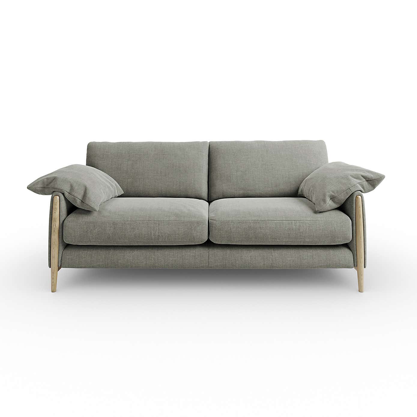 Hector Tonal Plush Chenille 4 Seater Sofa