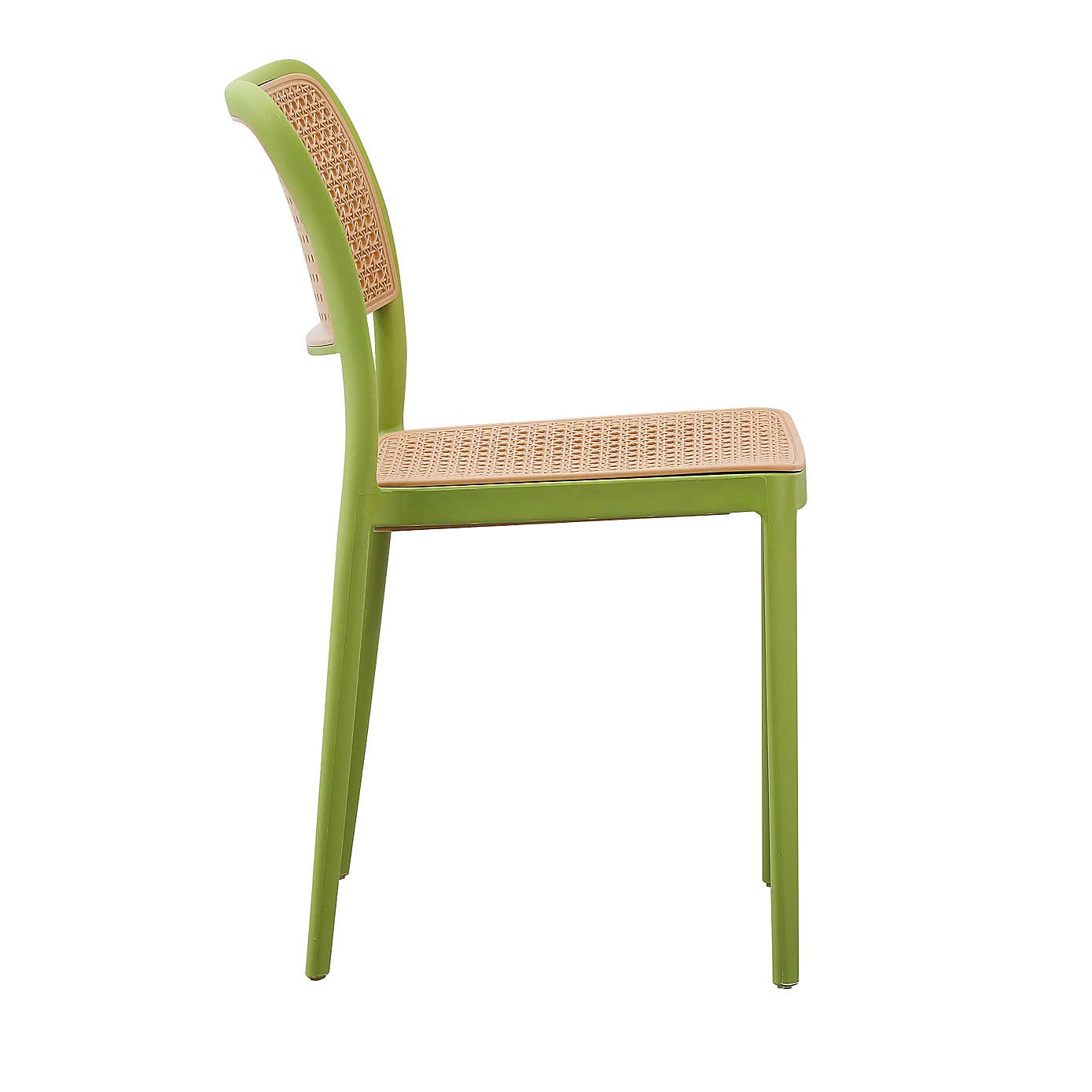 Fusion Living Plastic Cafe Dining Chair