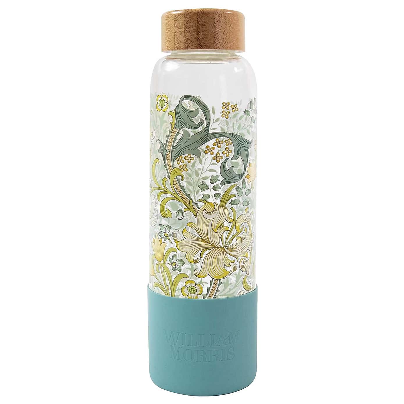 William Morris Golden Lily Glass Water Bottle
