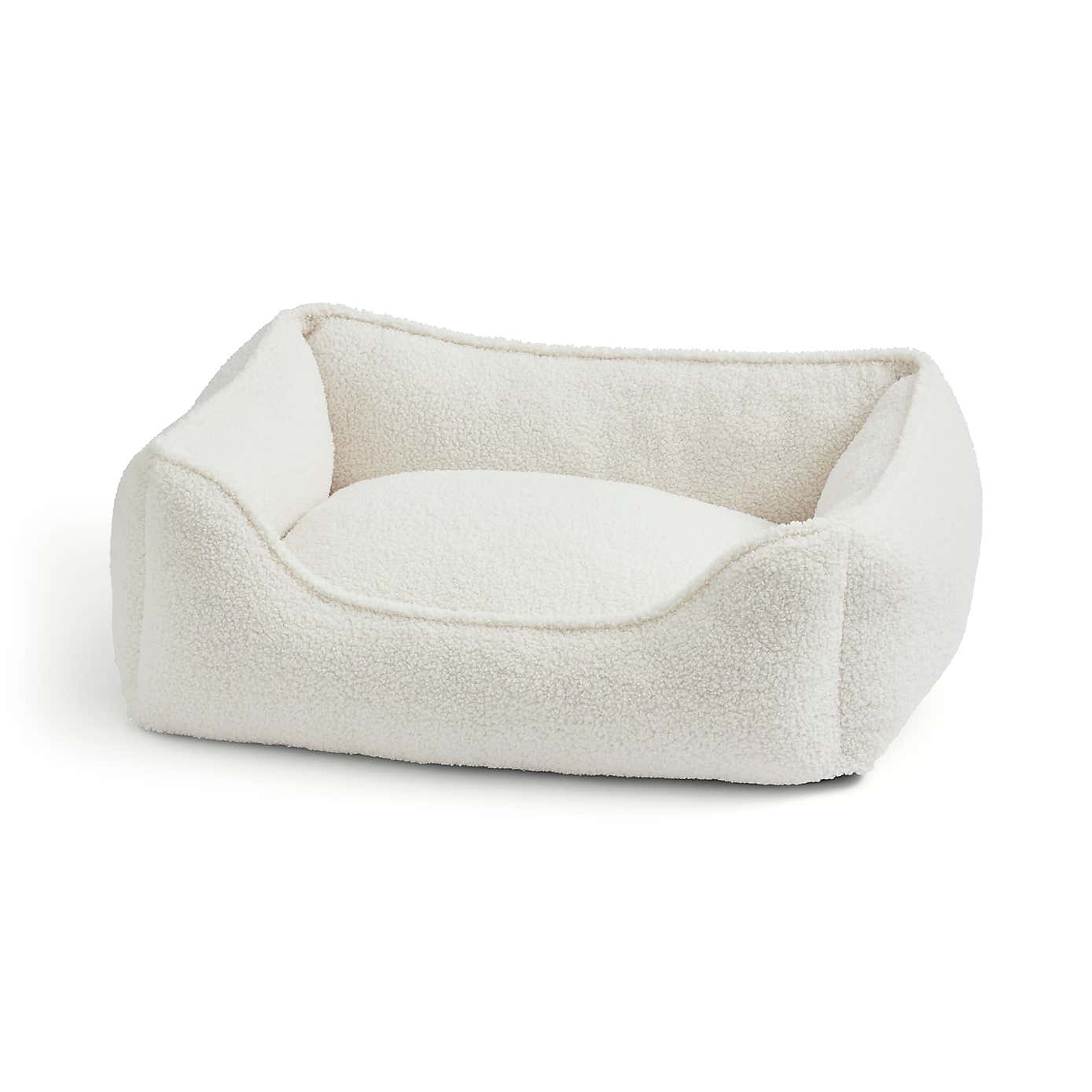 Sherpa Box Pet Bed