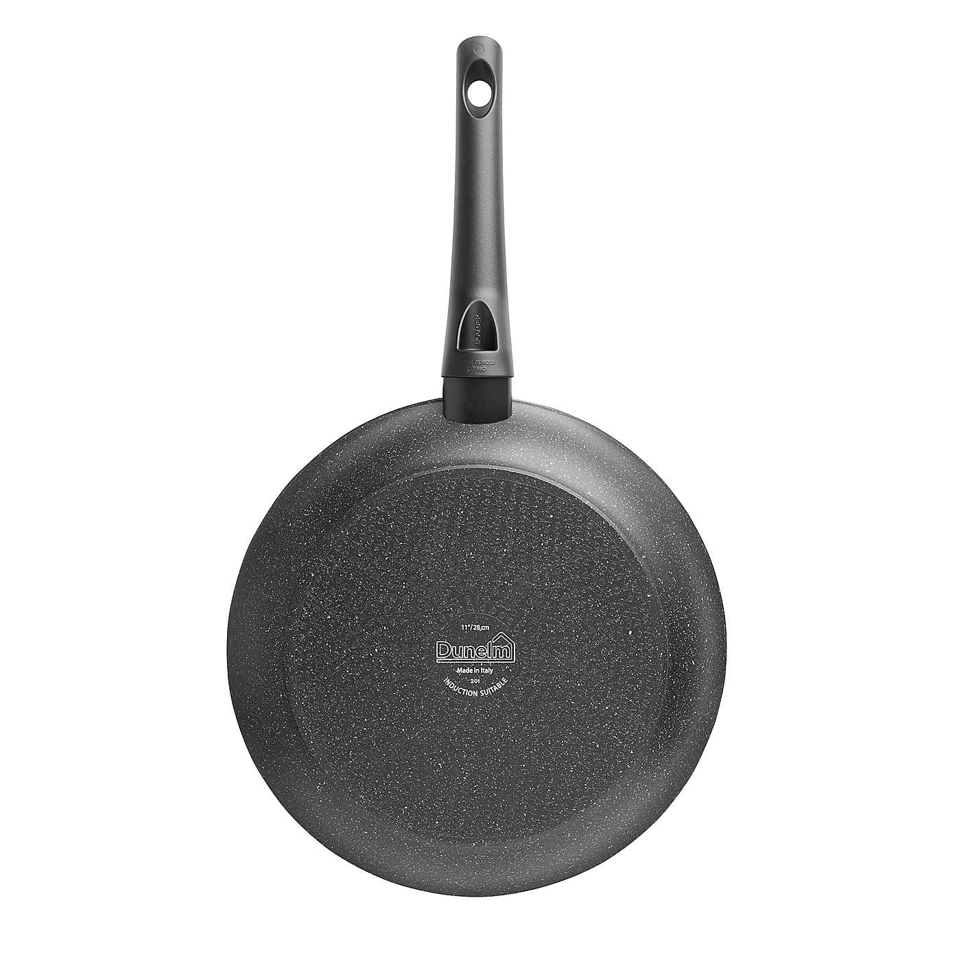 Dunelm Non-Stick Recycled Aluminium Frying Pan, 28cm