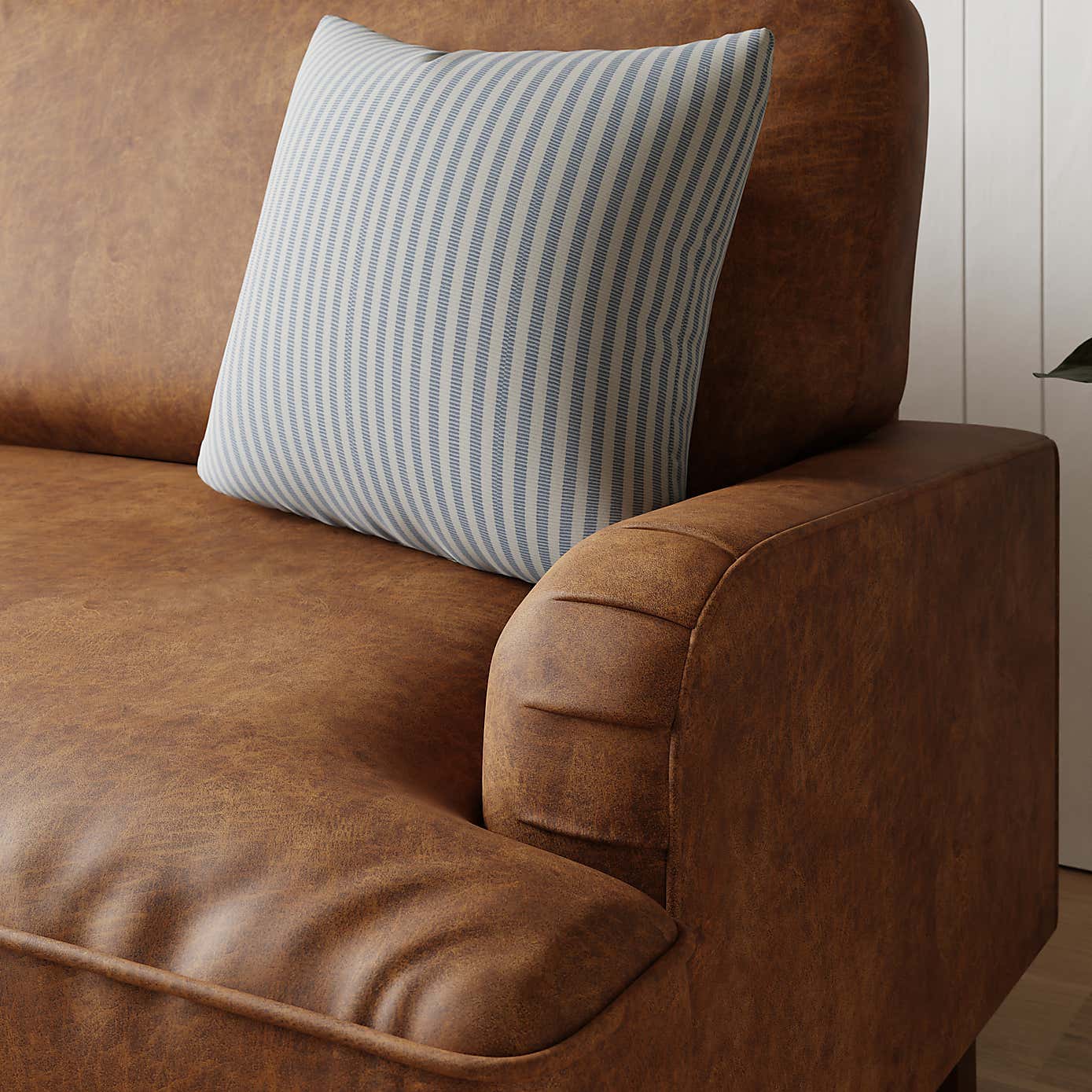 Relaxed Faux Leather Fabric Sample