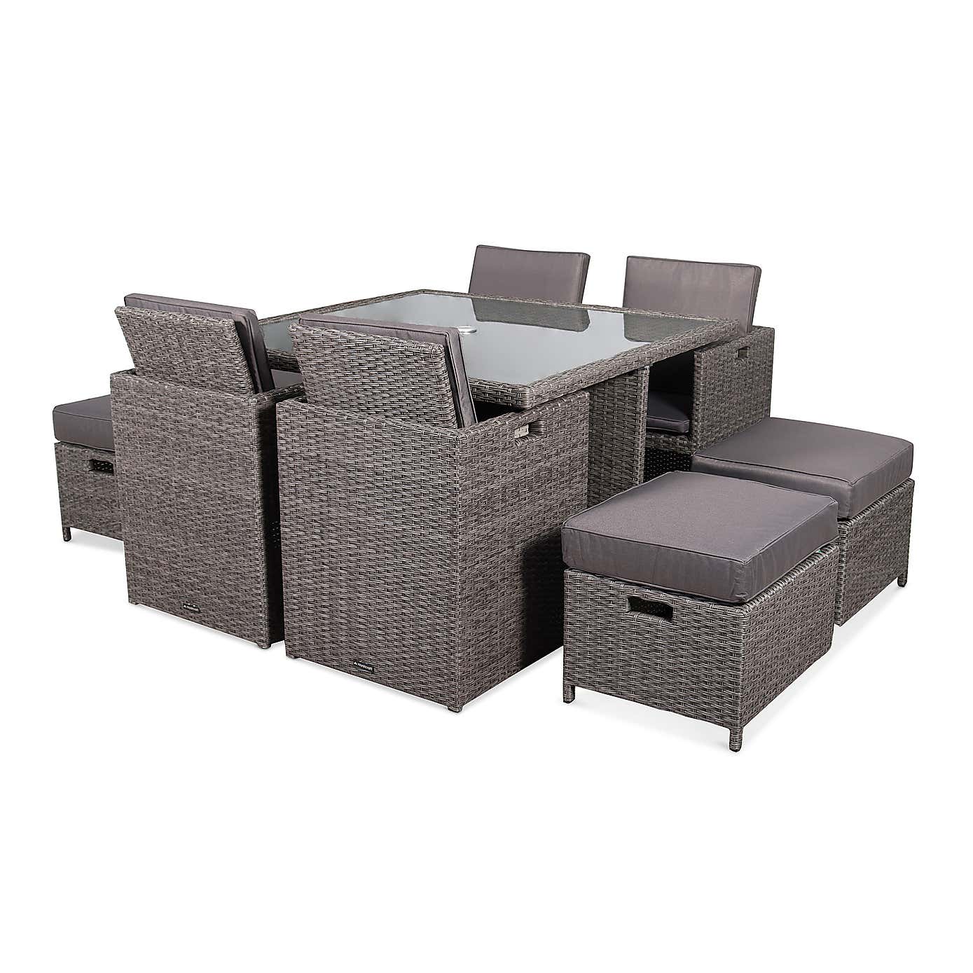 Paris 8 Seater Cube Dining Set
