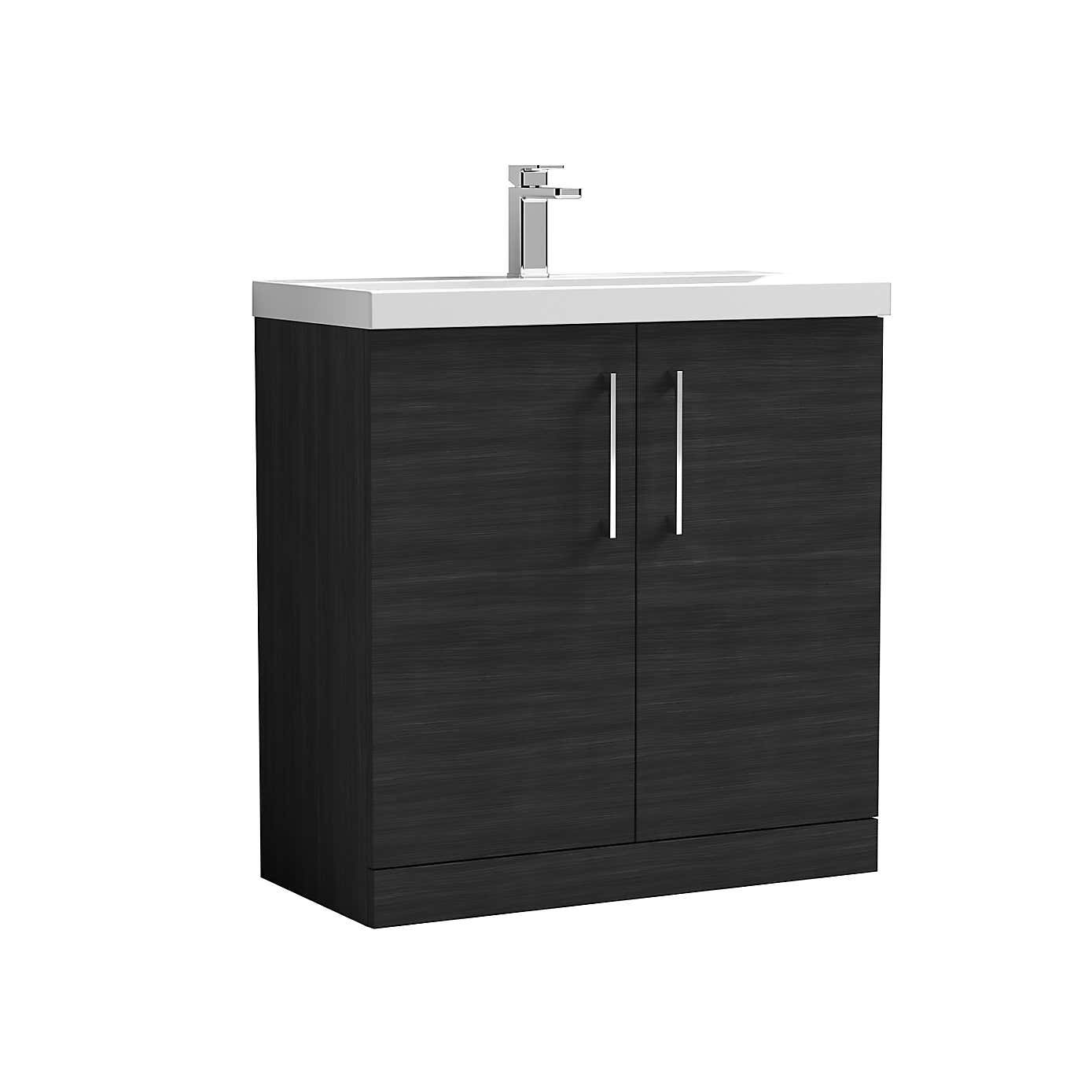 Arno Floor Standing 2 Door Vanity Unit with Basin