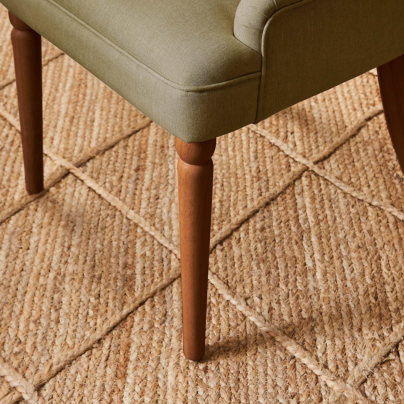 Beatrice Button Back Dining Chair, Fabric