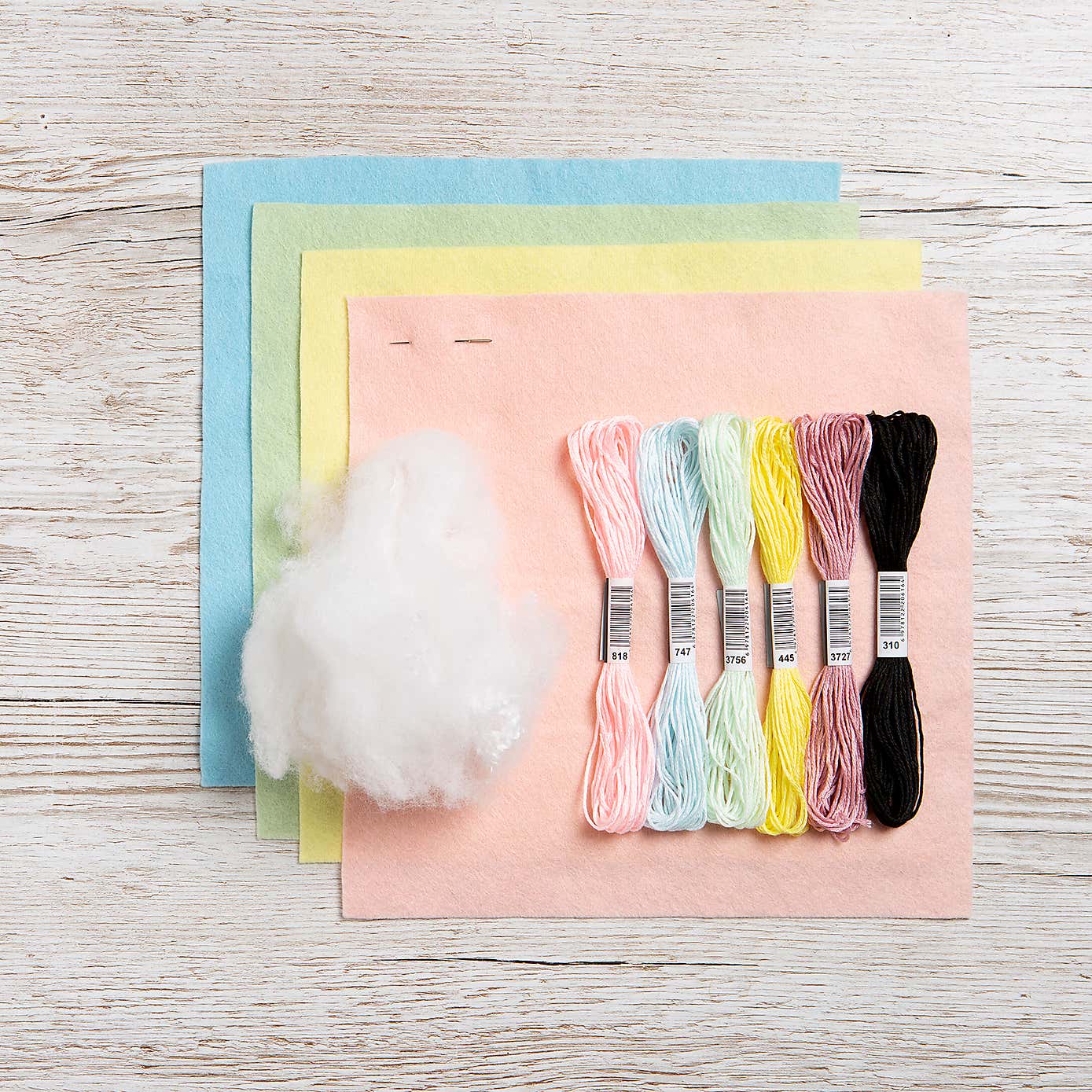 Wool Couture 8 Bunnies Felt Bundle