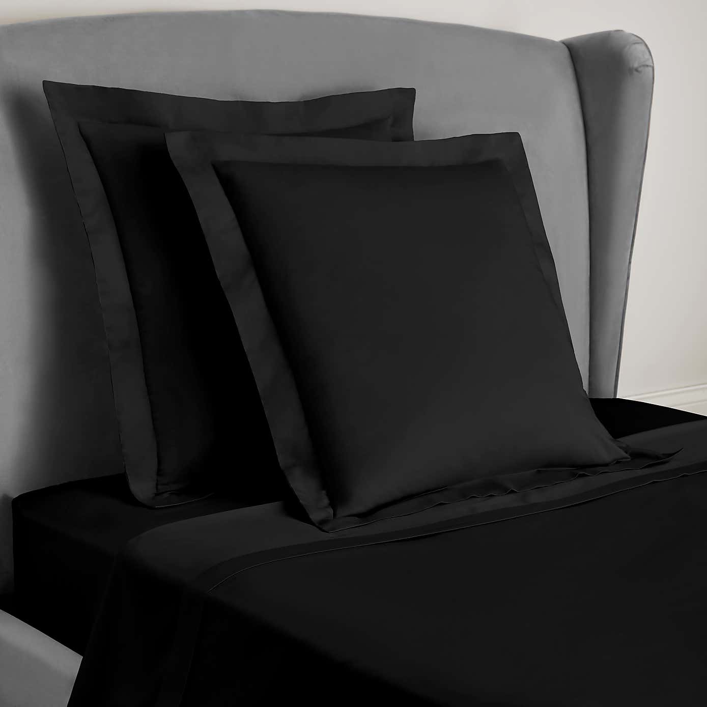 Dorma 300 Thread Count 100% Cotton Sateen Plain Continental Square Pillowcase