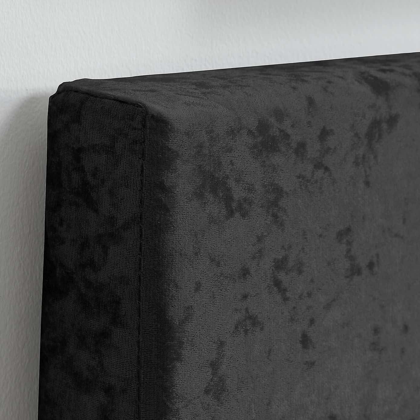 Berlin Crushed Velvet Ottoman Bedstead