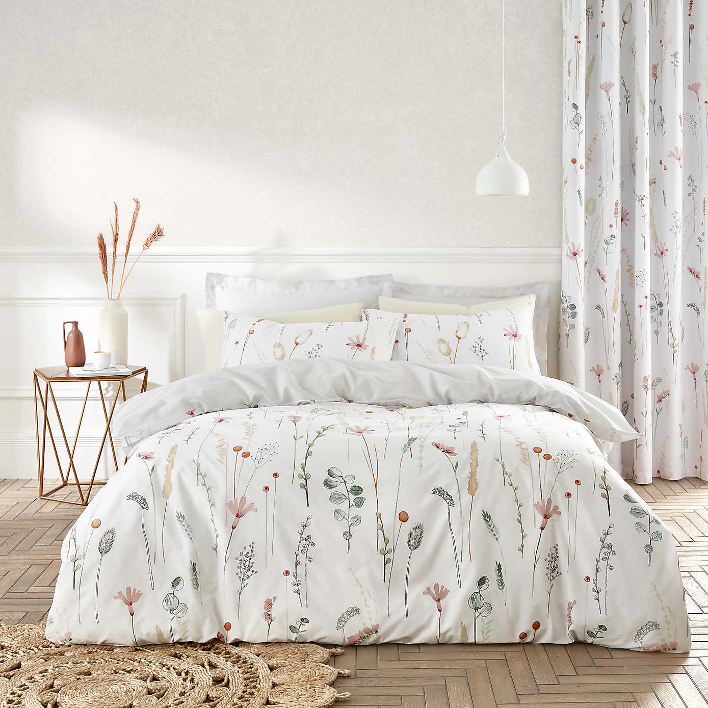 Dried Flowers Oxford Pillowcase