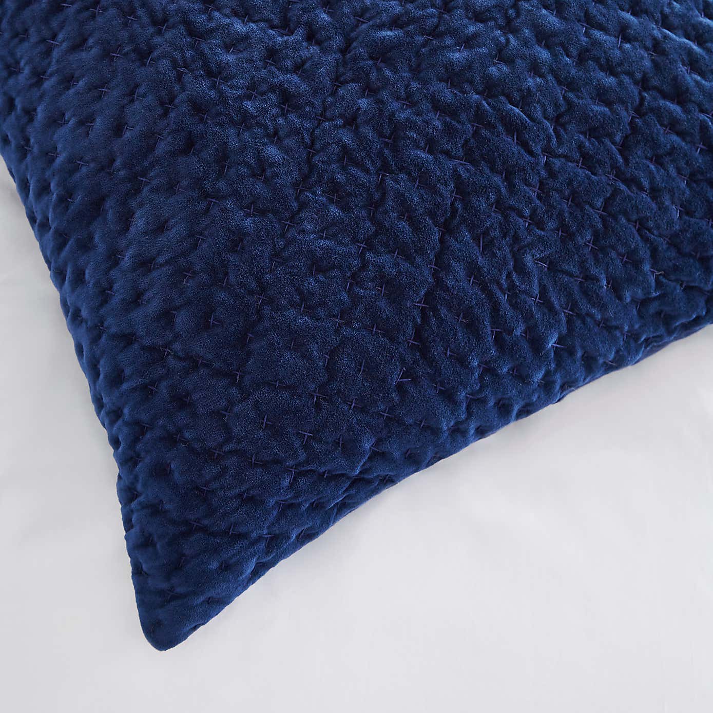 Dorma Genevieve Navy Continental Square Pillowcase