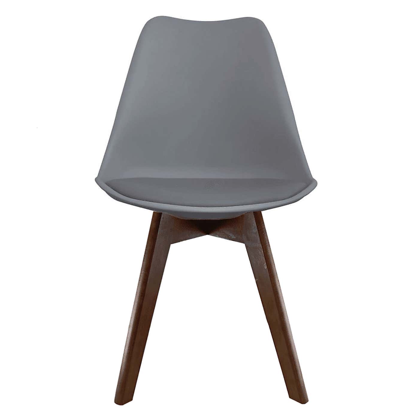 Fusion Living Soho Plastic Dining Chair with Squared Legs