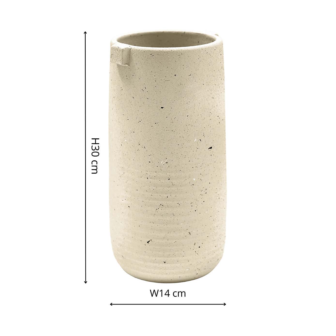 Aurora Terrazzo Handles Tall Vase