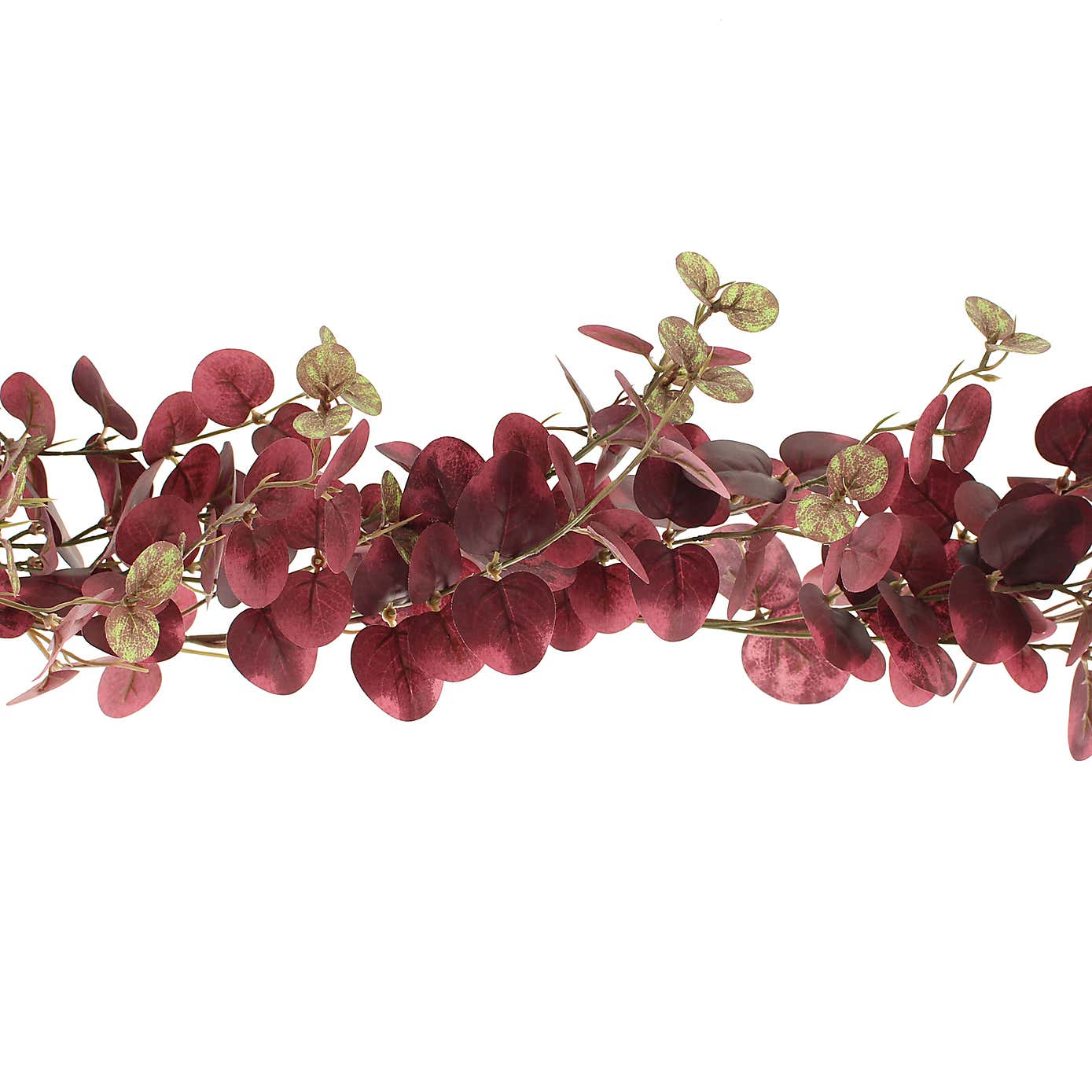 Artificial Autumn Purple Eucalyptus Garland