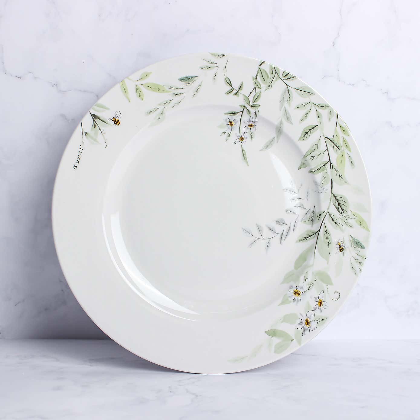 Willow Trail Sage Gloss Porcelain Dinner Plate