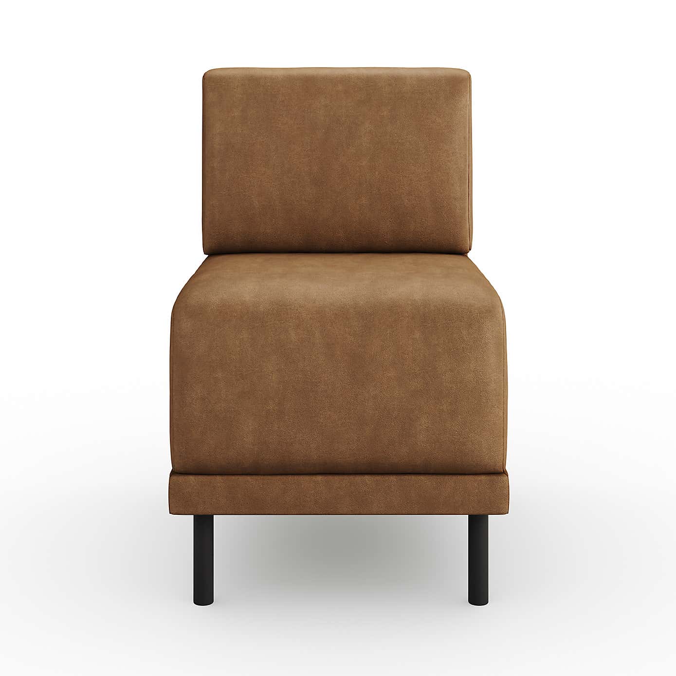 Mae Small Dining Bench, Faux Leather