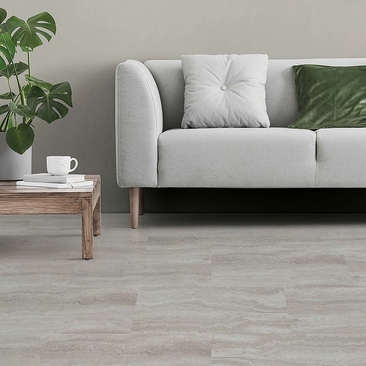 Urban Stone Self Adhesive Oversized Floor Tiles